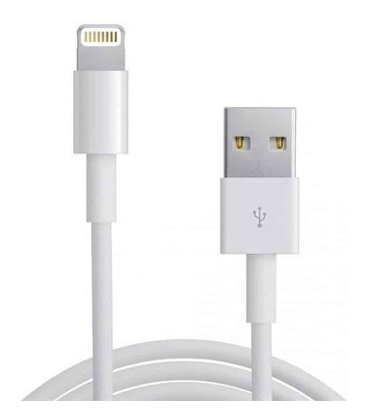 Cable USB Lightning Chargeur Blanc pour Apple iPhone