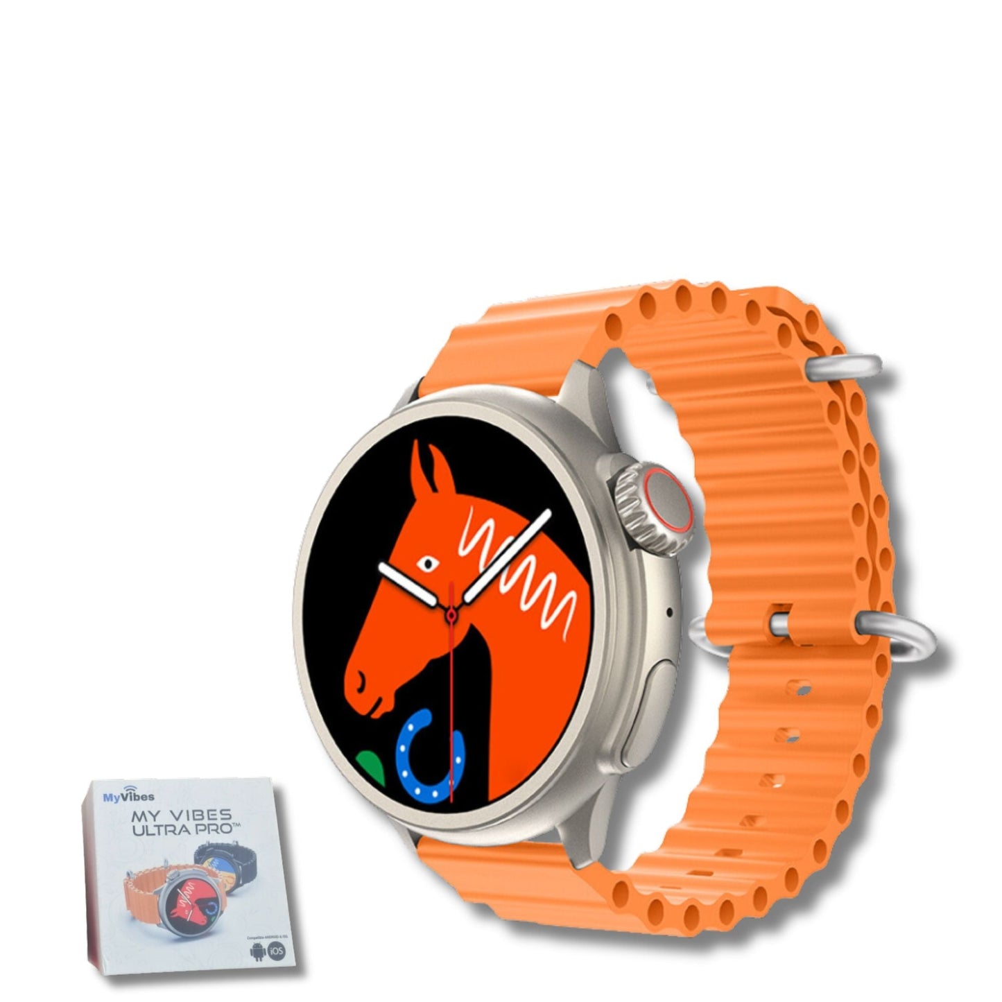 Montre connectée Bluetooth appels et SMS, pour iPhone & Android, MY VIBES™ ULTRA PRO