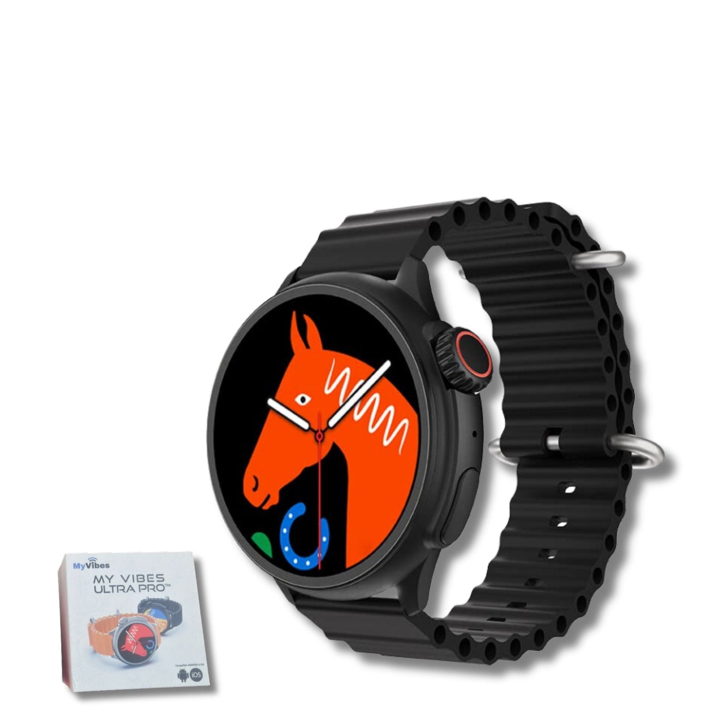 Montre connectée Bluetooth appels et SMS, pour iPhone & Android, MY VIBES™ ULTRA PRO