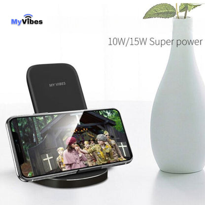 Support de charge rapide sans fil de bureau MyVibes 15W